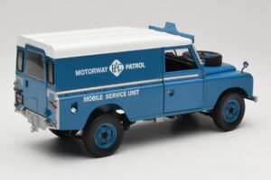 Land Rover Series III 109 Soft Top Motorway Patrol Blue Eagles Race 1:18 4403 Diecast — photo 3 of 8