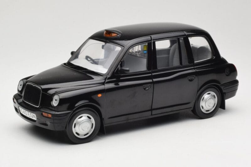 London Taxi TX1 Black Sun Star 1:18 1120 Diecast
