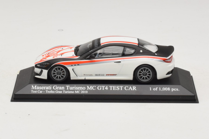 Maserati GranTurismo MC GT4 Trofeo GranTurismo MC Test Car 2010 Minichamps 1:43 400101201 Diecast