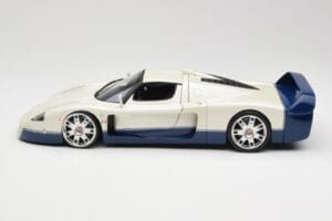 Maserati MC12 White Blue Hot Wheels 1:18 G7158 Diecast — photo 4 of 8
