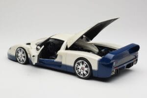 Maserati MC12 White Blue Hot Wheels 1:18 G7158 Diecast — photo 5 of 8