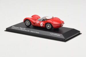 Maserati Tipo 61 #6 R. Penske SCCA National Race Meadowdale 1961 Minichamps 1:43 400611206 Diecast — photo 3 of 4