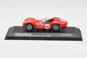 Maserati Tipo 61 #98 C. Shelby Times Mirror Grand Prix Riverside 1960 Minichamps 1:43 400601298 Diecast