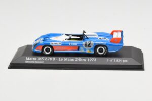 Matra Simca MS670B #12 J-P. Beltoise / J-P. Jabouille / J-P. Jaussaud 24 Hours of Le Mans 1973 Minichamps 1:43 430731112 Diec