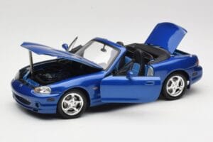 Mazda MX-5 NA 10th Anniversary Blue Metallic Gate 1:18 01071 Diecast — photo 2 of 8