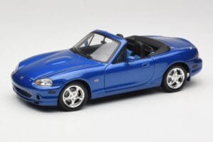 Mazda MX-5 NA 10th Anniversary Blue Metallic Gate 1:18 01071 Diecast