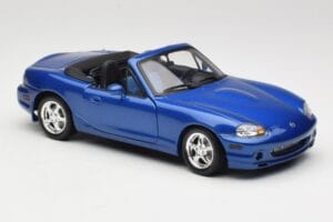 Mazda MX-5 NA 10th Anniversary Blue Metallic Gate 1:18 01071 Diecast — photo 6 of 8