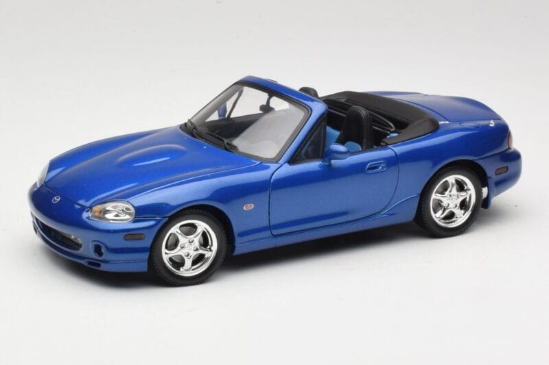 Mazda MX-5 NA 10th Anniversary Blue Metallic Gate 1:18 01071 Diecast