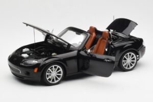 Mazda MX-5 NC Roadster Retractable Hardtop US Spec Black AUTOart 1:18 75971 Diecast — photo 2 of 10