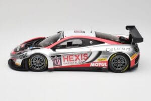 McLaren 12C GT3 Hexis Racing #107 O. Panis / F. Cazenave 24 Hours of Spa 2013 Minichamps 1:18 151131397 Diecast — photo 3 of 6