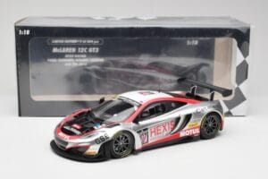 McLaren 12C GT3 Hexis Racing #107 O. Panis / F. Cazenave 24 Hours of Spa 2013 Minichamps 1:18 151131397 Diecast — photo 6 of 6
