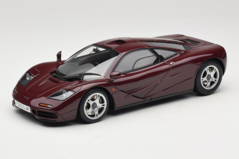 McLaren F1 Burgundy Red GT Spirit 1:18 GT534 Resin