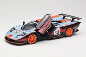McLaren F1 GTR #39 Gulf R. Bellm / A. Gilbert / M. Sekiya 24 Hours of Le Mans 1997 UT Models 1:18 39725 Diecast — photo 2 of 8