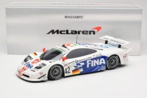 McLaren F1 GTR BMW Motorsport #42 J. Lehto / S. Soper / N. Piquet 24 Hours of Le Mans 1997 Minichamps 1:18 530133742 Diecast — photo 8 of 8