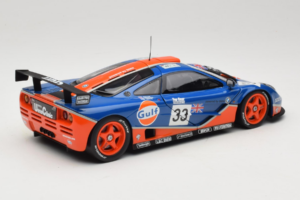 McLaren F1 GTR Gulf #33 R. Bellm / M. Weaver / J-J. Lehto 24 Hours of Le Mans 1996 UT Models 1:18 530161833 Diecast — photo 3 of 8