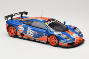 McLaren F1 GTR Gulf #33 R. Bellm / M. Weaver / J-J. Lehto 24 Hours of Le Mans 1996 UT Models 1:18 530161833 Diecast — photo 6 of 8