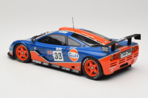 McLaren F1 GTR Gulf #33 R. Bellm / M. Weaver / J-J. Lehto 24 Hours of Le Mans 1996 UT Models 1:18 530161833 Diecast — photo 7 of 8