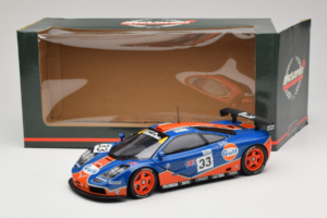 McLaren F1 GTR Gulf #33 R. Bellm / M. Weaver / J-J. Lehto 24 Hours of Le Mans 1996 UT Models 1:18 530161833 Diecast — photo 8 of 8