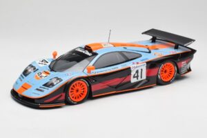 McLaren F1 GTR Gulf #41 P. Gounon / S. Oloffson 24 Hours of Le Mans 1997 Minichamps 1:18 530133741 Diecast