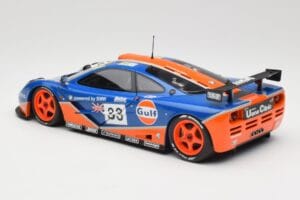 McLaren F1 GTR Gulf Racing #33 S. Bellm / A. Weaver / J. Lehto 24 Hours of Le Mans 1996 Minichamps 1:18 530133633 Diecast — photo 7 of 8