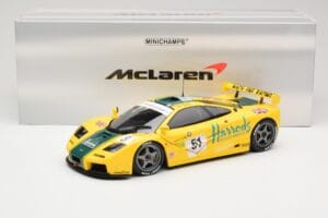 McLaren F1 GTR Harrods Mach One Racing #51 A. Wallace / D. Bell / J. Bell 24 Hours of Le Mans 1995 Minichamps 1:18 530133551  — photo 8 of 8