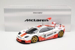 McLaren F1 GTR West Competition #49 J. Nielsen / J. Mass / T. Bscher 24 Hours of Le Mans 1995 Minichamps 1:18 530133549 Dieca — photo 8 of 8
