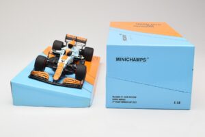 McLaren MCL35M #4 L. Norris 3rd Place Monaco GP 2021 Minichamps 1:18 533212402 Diecast — photo 6 of 6