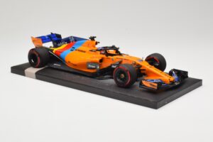 McLaren MCL33 Renault #14 F. Alonso Last F1 Race Abu Dhabi GP 2018 Minichamps 1:18 537183914 Diecast — photo 4 of 6