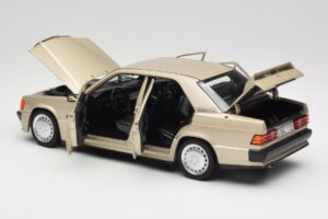 Mercedes 190E W201 2.3-16 Smoke Silver Metallic Norev 1:18 183831 Diecast — photo 5 of 8