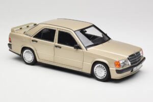 Mercedes 190E W201 2.3-16 Smoke Silver Metallic Norev 1:18 183831 Diecast — photo 6 of 8
