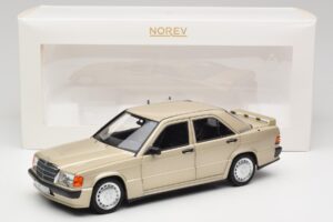 Mercedes 190E W201 2.3-16 Smoke Silver Metallic Norev 1:18 183831 Diecast — photo 8 of 8