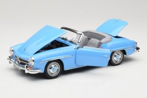 Mercedes 190 SL W121 Light Blue Norev 1:18 183400 Diecast — photo 2 of 8