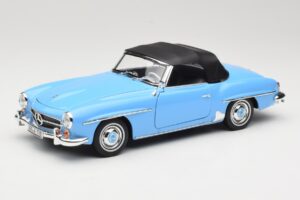 Mercedes 190 SL W121 Light Blue Norev 1:18 183400 Diecast