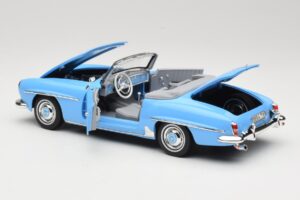 Mercedes 190 SL W121 Light Blue Norev 1:18 183400 Diecast — photo 5 of 8