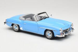 Mercedes 190 SL W121 Light Blue Norev 1:18 183400 Diecast — photo 6 of 8