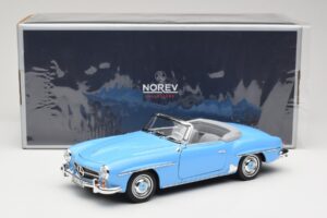Mercedes 190 SL W121 Light Blue Norev 1:18 183400 Diecast — photo 8 of 8