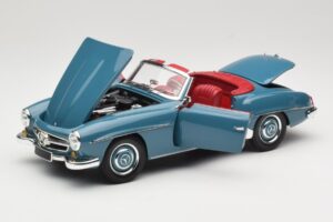Mercedes 190 SL W121 Blue Minichamps 1:18 103037033 Diecast — photo 2 of 8