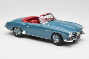 Mercedes 190 SL W121 Blue Minichamps 1:18 103037033 Diecast — photo 6 of 8
