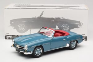 Mercedes 190 SL W121 Blue Minichamps 1:18 103037033 Diecast — photo 8 of 8
