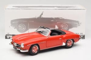 Mercedes 190 SL W121 Guards Red Minichamps 1:18 100037032 Diecast — photo 8 of 8