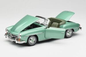 Mercedes 190 SL W121 Light Green Metallic Norev 1:18 183401 Diecast — photo 2 of 9
