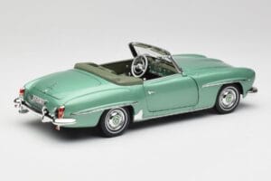 Mercedes 190 SL W121 Light Green Metallic Norev 1:18 183401 Diecast — photo 4 of 9