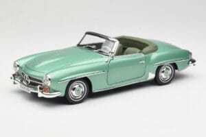 Mercedes 190 SL W121 Light Green Metallic Norev 1:18 183401 Diecast