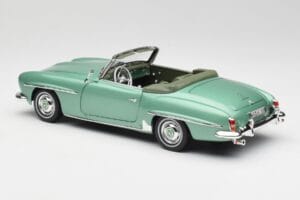 Mercedes 190 SL W121 Light Green Metallic Norev 1:18 183401 Diecast — photo 8 of 9