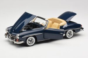 Mercedes 190 SL W121 Middle Blue Norev 1:18 183403 Diecast — photo 2 of 8