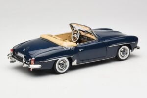 Mercedes 190 SL W121 Middle Blue Norev 1:18 183403 Diecast — photo 3 of 8