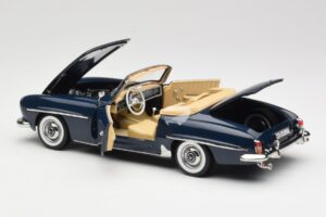 Mercedes 190 SL W121 Middle Blue Norev 1:18 183403 Diecast — photo 5 of 8