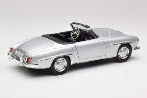 Mercedes 190 SL W121 Silver Grey Minichamps 1:18 100037031 Diecast — photo 3 of 8