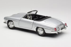 Mercedes 190 SL W121 Silver Grey Minichamps 1:18 100037031 Diecast — photo 7 of 8