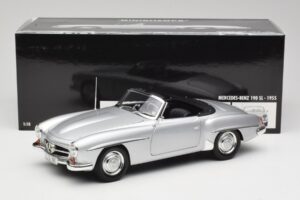 Mercedes 190 SL W121 Silver Grey Minichamps 1:18 100037031 Diecast — photo 8 of 8